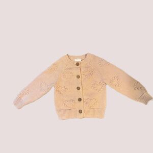 Jamie Kay 3-6 months heart light pink Cardigan Sweater